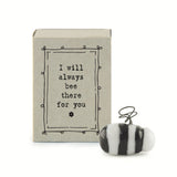 East of India Matchbox Gift Porcelain Bee - Bee There For You