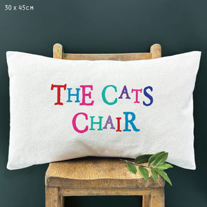 The Cats Chair Cushion from East of India