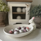 Ceramic Bunny Snack Bowl