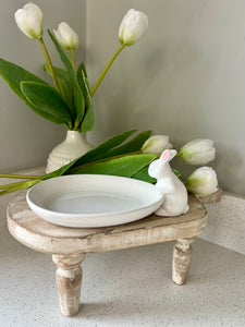Ceramic Bunny Snack Bowl