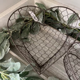 Set of Three Wire Storage Baskets
