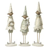 Set of Three Mischievous Standing Christmas Elves