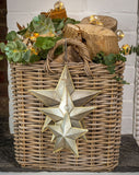 Choice of Galvanised Christmas Star Hanging Decorations