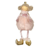 Girl With Gold Crown and Pink Fluffy Skirt