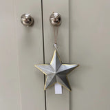 Choice of Galvanised Christmas Star Hanging Decorations